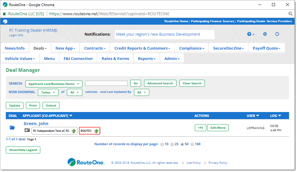 Box around additional finance source credit application submitted to. 