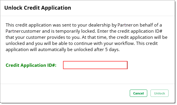 Box around field to enter customer’s reference number. 