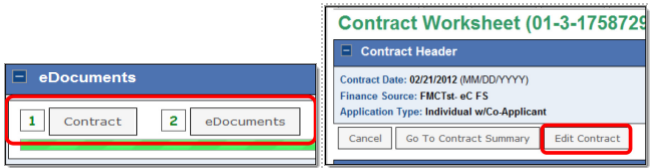CDK eContracting Integration Screen Shot