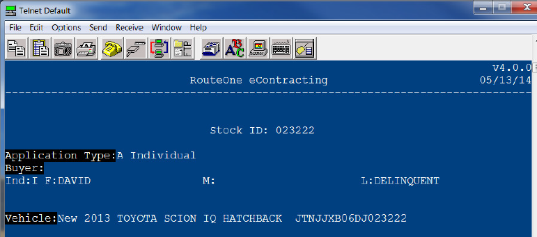 DPC eContracting Integration Screen Shot