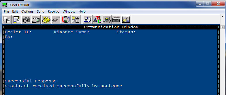 DPC eContracting Integration Screen Shot