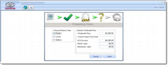 DealerBuilt Integration Screen Shot