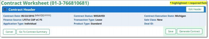DealerBuilt eContracting Integration Screen Shot