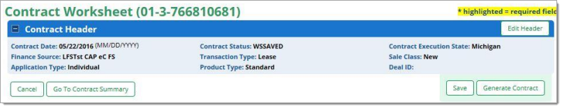 DealerTrack eContracting Integration Screen Shot