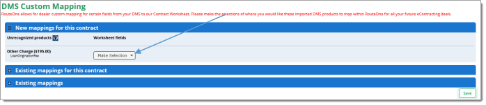 DealerTrack eContracting Integration Screen Shot