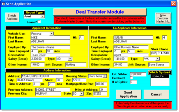 DealerUPS Integration Screen Shot