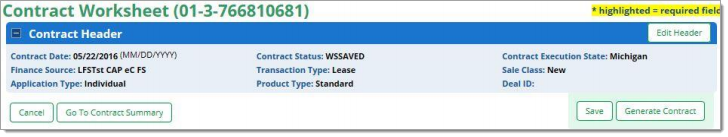 Dominion Access eContracting Integration Screen Shot