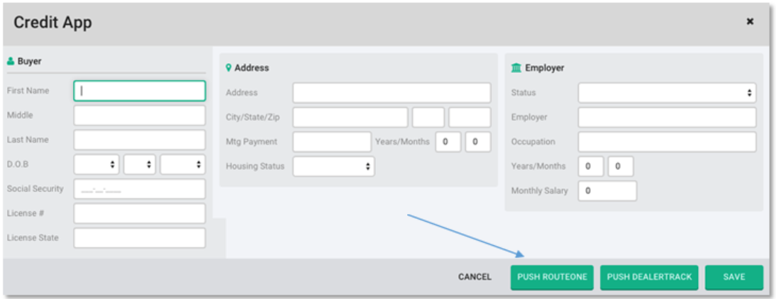 DriveCentric Integration Screen Shot