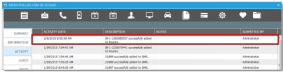 Drive 360 Integration Screen Shot
