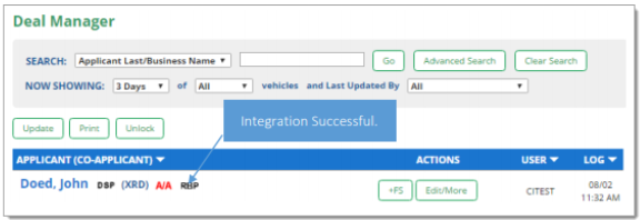 Drive 360 Integration Screen Shot