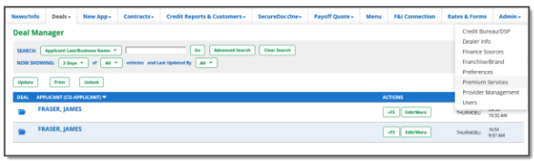 ERA ignite Reynolds & Reynolds Integration Screen Shot