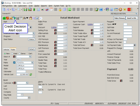 ERA ignite Reynolds & Reynolds Integration Screen Shot