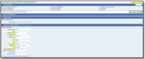 Flex F&I Integration Screen Shot