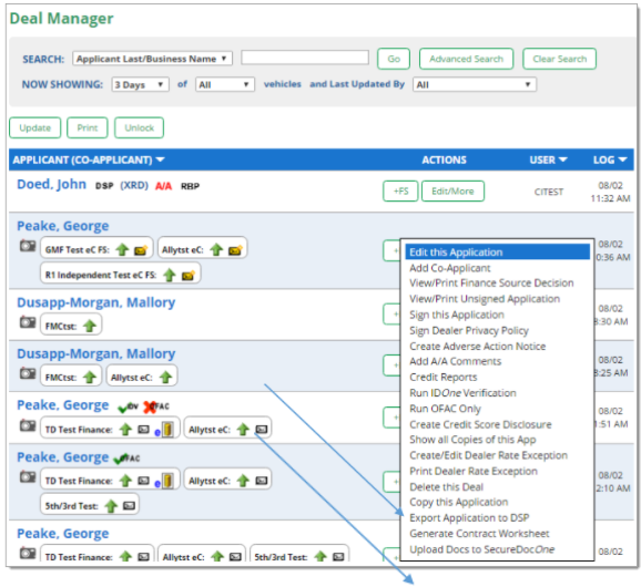 Frazer Integration Screen Shot