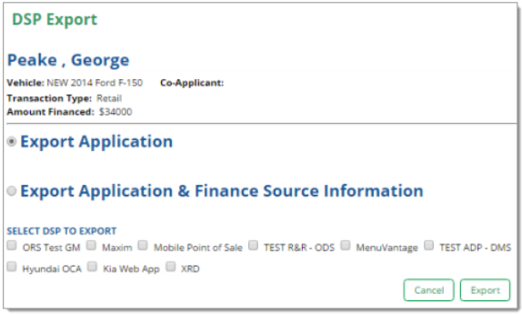 Frazer Integration Screen Shot