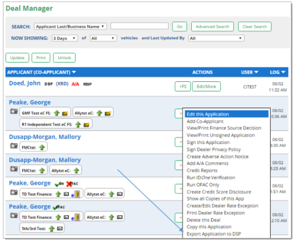 GALLID/AutoMan Integration Screen Shot