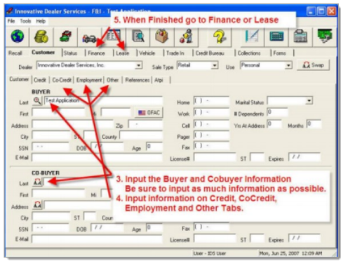 IDS Integration Screen Shot