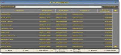 Market Scan Integration Screen Shot