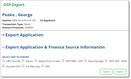 MenuVantage Integration Screen Shot