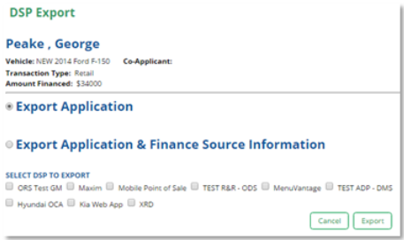 Reynolds & Reynolds ERA Integration Screen Shot