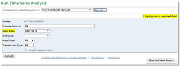 Reynolds & Reynolds ERA Integration Screen Shot