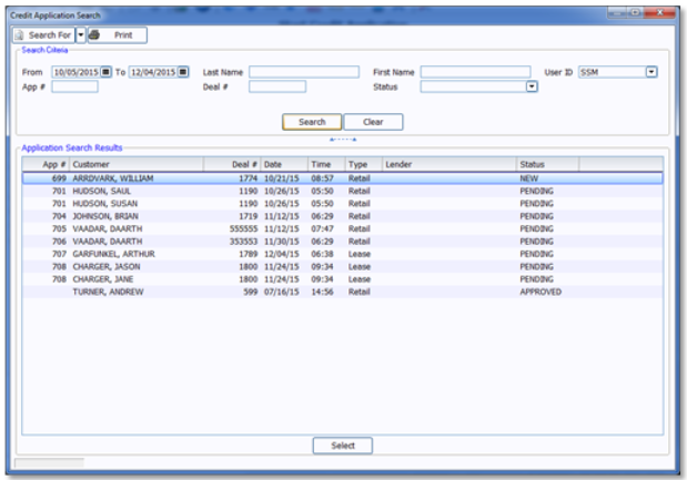 Reynolds & Reynolds IGNITE Integration Screen Shot