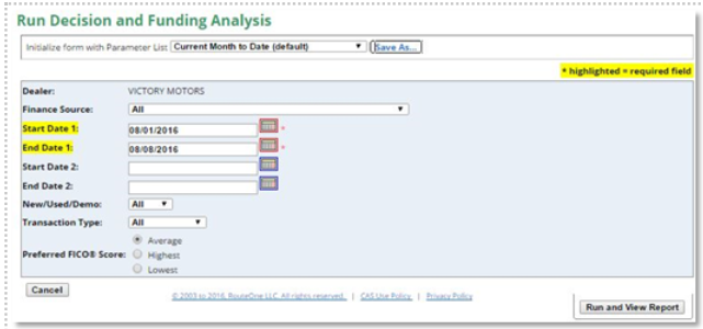 Reynolds & Reynolds POWER Integration Screen Shot