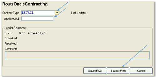 Reynolds & Reynolds POWER eContracting Integration Screen Shot