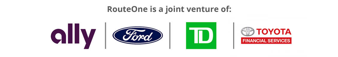 Ally, Ford, TD, and TFS company logos