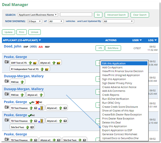 Traffic COP Integration Screen Shot