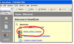 VirtualMotors Integration Integration Screen Shot