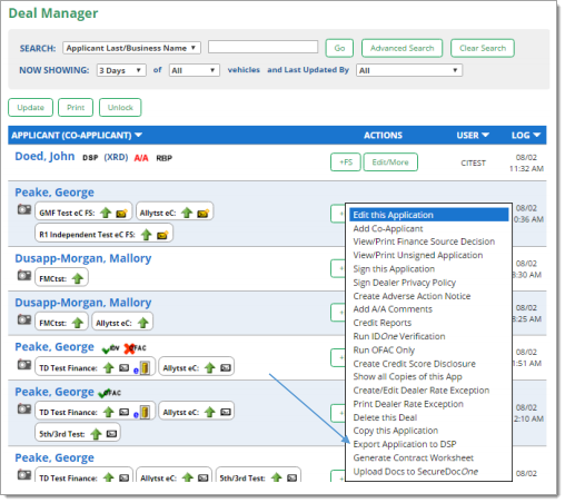Wilson Technologies 3-Way Integration Screen Shot